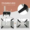 12-Inch Portable Wood-Fired Pizza Oven with Automatic Rotating Stone