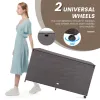 133 Gallon Outdoor Wicker Storage Box with Zippered Liner