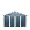 20' x 30' Metal Garage Shed, 9' High Double Front Doors, 13' Peak, 600 Sq-Ft TMG-MS2030