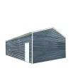 20' x 30' Metal Garage Shed, 9' High Double Front Doors, 13' Peak, 600 Sq-Ft TMG-MS2030