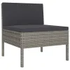 Garden Furniture Set Gray