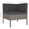 Garden Furniture Set Gray