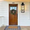 30"(H) 1pcs 4-Light Black Outdoor Wall Light, Weatherproof Wall Sconces for Porch, Garden, Patio (No Bulbs)