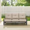 Chamber 5 Seat Patio Conversation Sofa Sets With Sunbrella® Cushions And Side Table