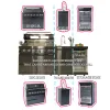 43-Inch 6-Burner 85000 BTU Deluxe Stainless Steel Gas Outdoor Kitchen Bar Barbecue Island Grill