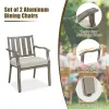 Peakhome Azur Patio Dining Armchair With Sunbrella® Cushions