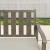 Peakhome Azur Patio Aluminum Bench With Sunbrella® Cushions