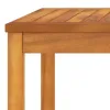 Bookshelf Board Cream Solid acacia wood 5 piece set