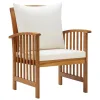 Garden Lounge Set Acacia wood Solid acacia wood Medium Durable