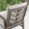 Peakhome Amario 2-Piece Patio Aluminum Dining Chairs With Sunbrella® Cushions