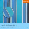 Patio Tree Patio 9Ft Market Umbrella Stripe With Sunbrella®, Outdoor Table Umbrella For Patio,Porch (Dolce Oasis)