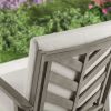 Peak Home Amario Round Outdoor Dining Set With Fixed Chair And Lazy Susan