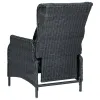 Outdoor Dining Set Dark Grey