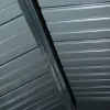 9' x 6' Metal Storage Shed - Dark Gray, Garden Tool House, 2 Sliding Doors, 4 Air Vents, Ideal for Backyard, Patio & Lawn | Shop