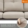 Chamber Aluminum 3-Seater Patio Sofa With Sunbrella® Cushions