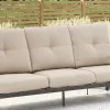 Chamber 5 Seat Patio Conversation Sofa Sets With Sunbrella® Cushions And Side Table