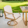 Arcadia 6 Person Patio Aluminum Rectangular Dining Set