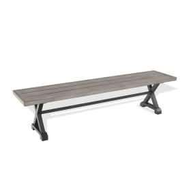 Azur Metal Outdoor Bench