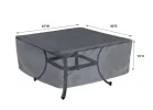 Occasional Table Square/Round 30x45 - 30''Wx45''Dx15''H - Mercury
