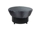 Fire Pit Cover Round 36"-42" - DIA43''x12''H - Mercury