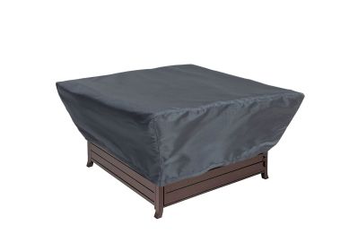 Fire Pit Cover Square 42"-48" - 49''Wx49''Dx12''H - Mercury