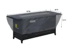 Fire Pit Cover Rectangle 59''Wx39''Dx12''H - Mercury