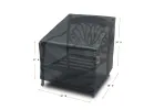 Chair Cover Medium - 32" W x 28" D x 21''/34" H - Mercury