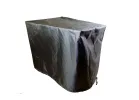 Wedge accent table Cover - 16"(F)/22"(B) W x  31.5" D x 24.5 H - Mercury