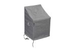 Premium Heavy-Duty Small Chair Cover - 3-Layer Water & UV-Resistant, Platinum Series, 25.5"W x 28"D x 29''/42"H for Outdoor Patio Furniture
