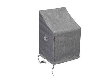 Premium Heavy-Duty Small Chair Cover - 3-Layer Water & UV-Resistant, Platinum Series, 25.5"W x 28"D x 29''/42"H for Outdoor Patio Furniture