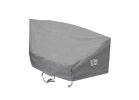 Premium Heavy-Duty Circular Sofa Cover - 3-Layer Water & UV-Resistant, Platinum Series, 86''/44''Wx36''Dx32''H for Outdoor Patio Furniture