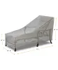 Premium Heavy-Duty Chaise Lounge Cover - 3-Layer Water & UV-Resistant, Platinum Series, 73"W x 28"D x 18''/22.5"/37''H for Outdoor Patio Furniture