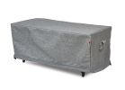 Premium Heavy-Duty Rectangular Fire Table Cover - 3-Layer Water & UV-Resistant, Platinum Series, 53"W x 33"D x 25"H for Outdoor Patio Furniture