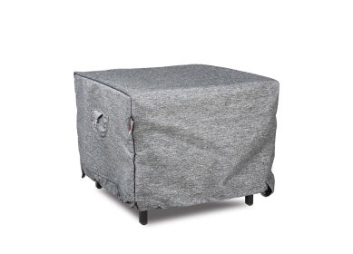 Premium Heavy-Duty Accent Table Cover, Platinum, 26"Wx 26"D x 21"H