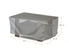 Premium Heavy-Duty Rectangular Coffee Table Cover, Platinum Series, 45"x 25"x18"H