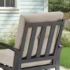 Chamber 5 Seat Patio Conversation Sofa Sets With Sunbrella® Cushions And Side Table