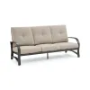 Chamber 4 Pieces Aluminum Patio Conversation Sofa Sets With Sunbrella® Cushions