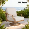 Arcadia 2 Piece Swivel Lounge Chair And End Table