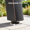 Asheville Patio Rectangular Dining Table And 6 Swivel Chair
