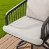 Asheville Patio Rectangular Dining Table And 6 Swivel Chair