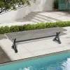 Azur Metal Outdoor Bench