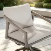 Amalfi Backyard Rectangular Dining Table With 6 Swivel Chairs
