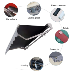 Normal Manual Retractable Awning