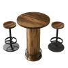 Bar Table with 2 Barstools, Pub Cocktail Table Bar Table with Chairs