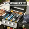 Burner, gas grill, outdoor barbecue grill