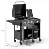 Burner, gas grill, outdoor barbecue grill