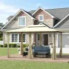 Cream White 10' X 13' Patio Gazebo with Curtains Vented Roof Steel Frame for Garden Lawn Backyard Deck Outdoor Canopy Shelter