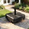 Terrace Umbrella Base, Umbrella Stand, Black