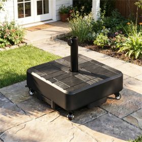 Terrace Umbrella Base, Umbrella Stand, Black