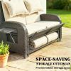 Sofa bed, outdoor sofa bed, outdoor lounge chair, beige